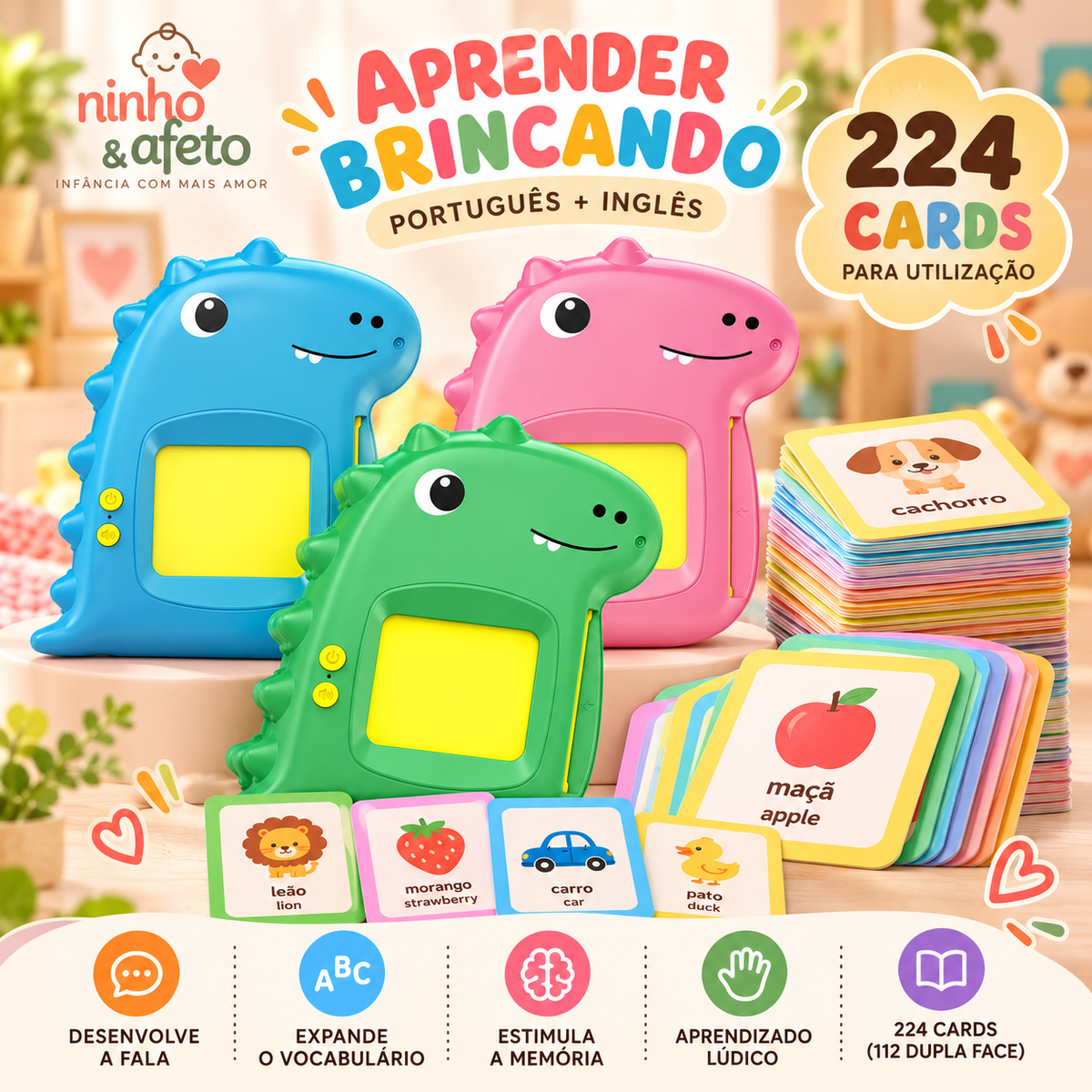 FalaCards™ — Aprender uma nova palavra virou brincadeira 💗