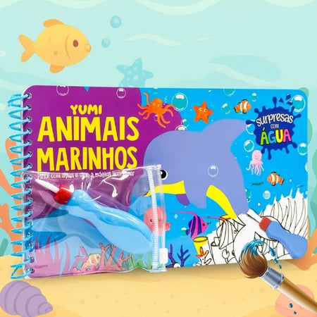 AquaFun™ — Livro Mágico de Colorir com Água
