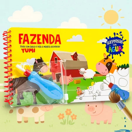AquaFun™ — Livro Mágico de Colorir com Água