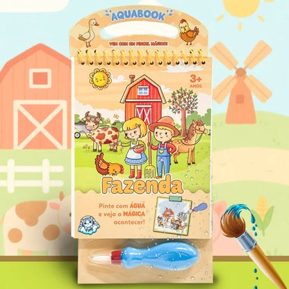 AquaFun™ — Livro Mágico de Colorir com Água