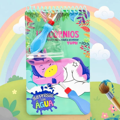 AquaFun™ — Livro Mágico de Colorir com Água