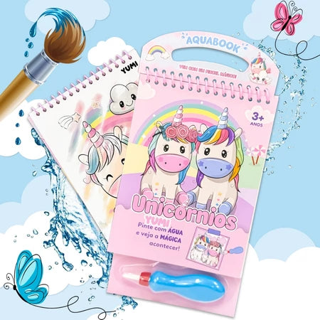 AquaFun™ — Livro Mágico de Colorir com Água