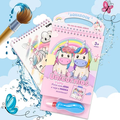 AquaFun™ — Livro Mágico de Colorir com Água